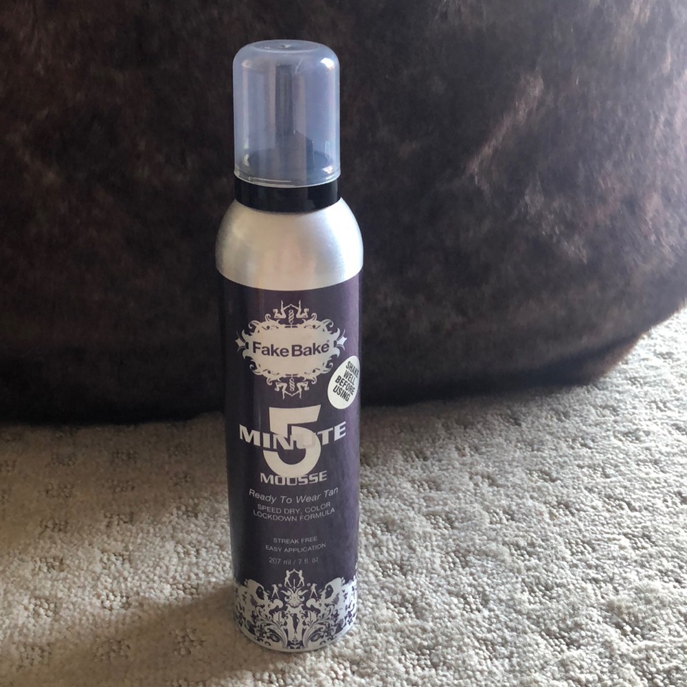 Fake bake 5 minute mousse tanner